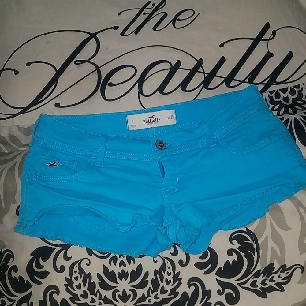 Blue Hollister shorts